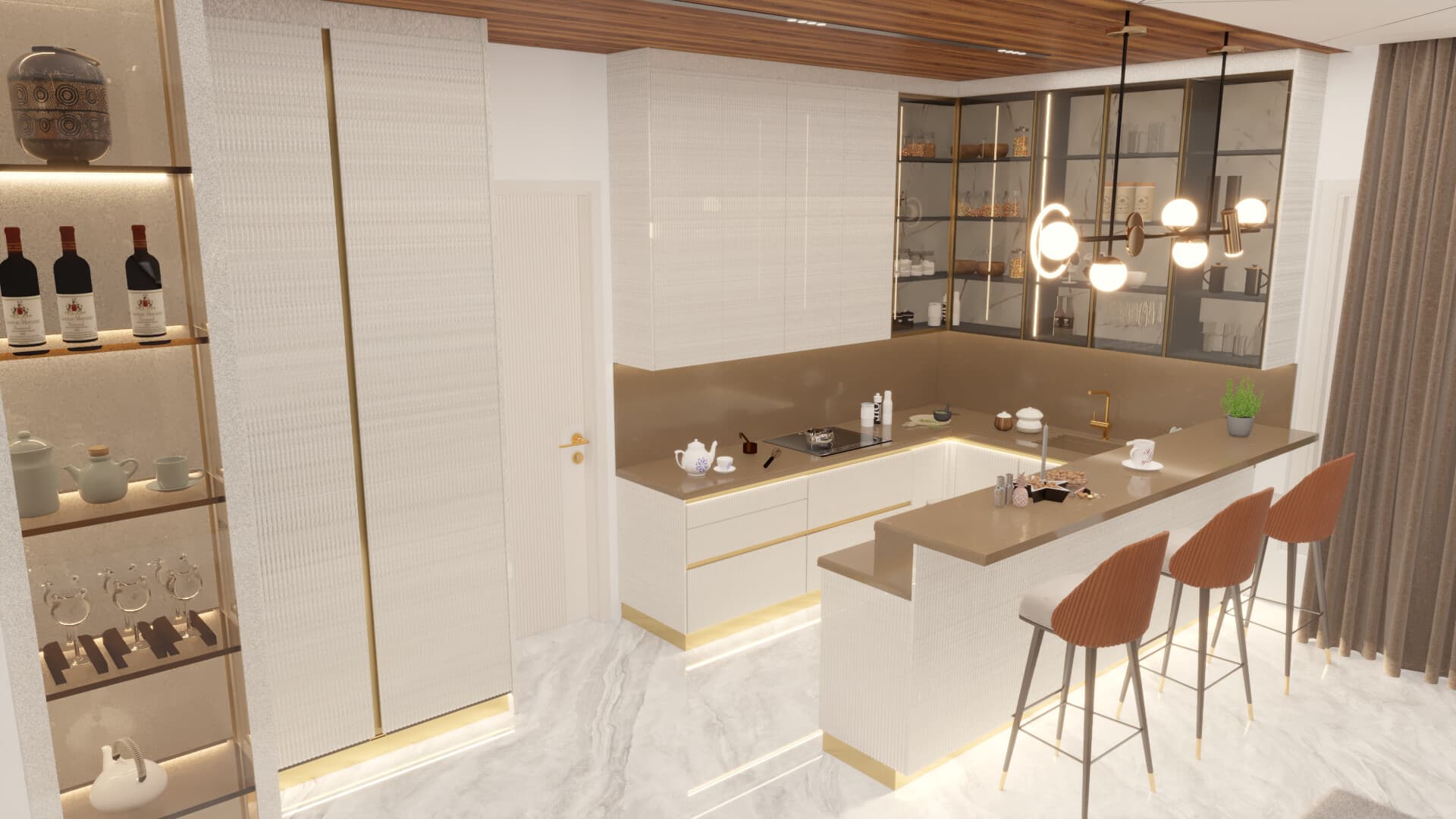 Villa Modular Kitchen